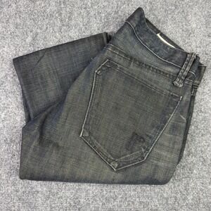 Rogan Jeans Mens 28x33 Denim Dark Wash Low Rise Slim Straight Made in USA Y2K